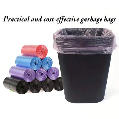 5 卷 100 个（每卷 20 个）垃圾袋、浴室垃圾袋、浴室办公室垃圾袋、汽车垃圾袋
