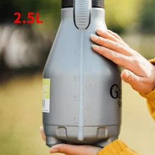 Handheld Pump Garden And Lawn Sprayer 2.5L Pressure Sprayer Adjustable Nozzle - Silver - View 5