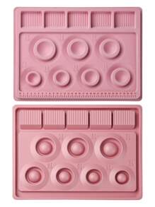 1pc Plastic Bracelet Design Display Board, Suitable For DIY Handmade Bracelet, With Measurement Scale - Square - View 8