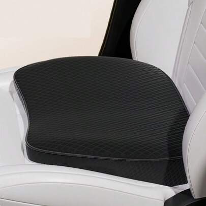 1pc Adult Booster Car Seat Cushion, Wedge Memory Foam Pad For Driving Seat, Effectively Increase Height By 3.94 Inch, Car Travel Accessories For Long Trips