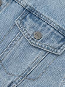 Balabala Tween Boys' Denim Jacket, Stylish Spring Coat