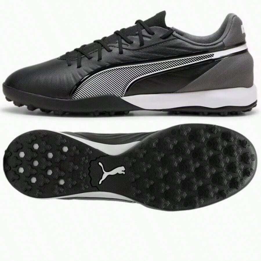 Puma King Match TT M 107879-01 Football Shoes - Black - View 1