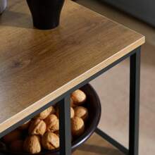 SoBuy Kitchen Trolley Cart Kitchen Storage Trolley Serving Trolley White And Natural W53 X D37 X H89cm FKW111-WN - Brown - View 7