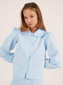 Women Two-Piece Outfits - Blue - View 1