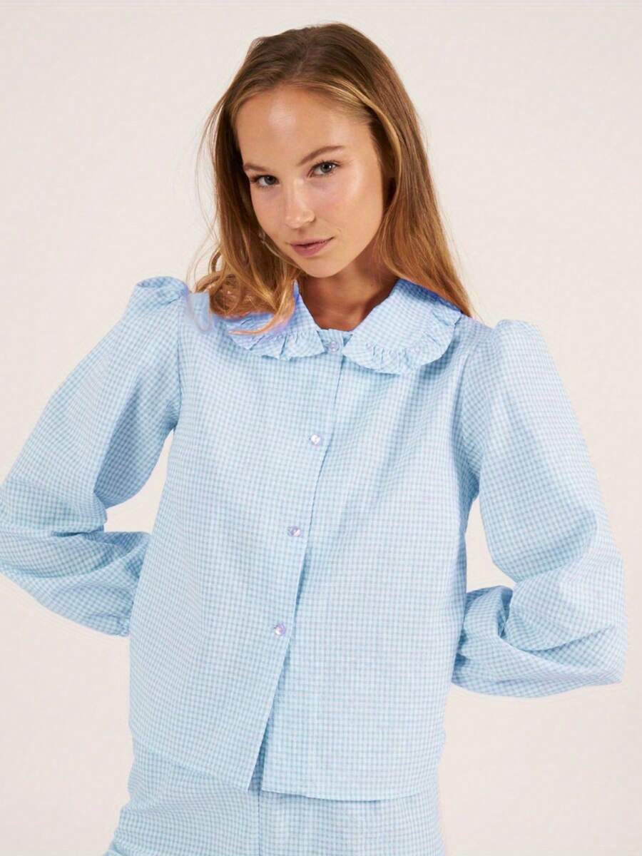 Women Two-Piece Outfits - Blue - View 1