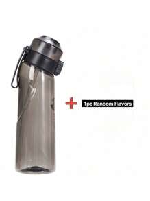 1 Piece Of 650ml Air Bottle Tritan Water Bottle Comes With 1 Sachet Randomly, Air Atmosphere 0 Candy Fruit Flavor, Tritan Plastic Water Bottle Has Atmosphere To Drink More Water, And Comes With 1 Scent Ring Randomly - Multicolor - View 15
