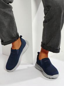 Men's Loafers, 2025 New Slip-On Casual Sneakers, Low-Top Breathable Sporty Slouchy Shoes