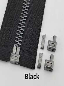 20pcs Premium Metal Zipper Sliders In Golden, Silvery, Bronze & Black - Smooth For DIY Clothing And Luggage Repair