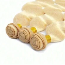 Human Hair Body Wave Bundles 613 Blonde Brazilian Virgin Human Hair 1/3 Bundles Human Hair Body Wave 613 Hair Extensions For Women