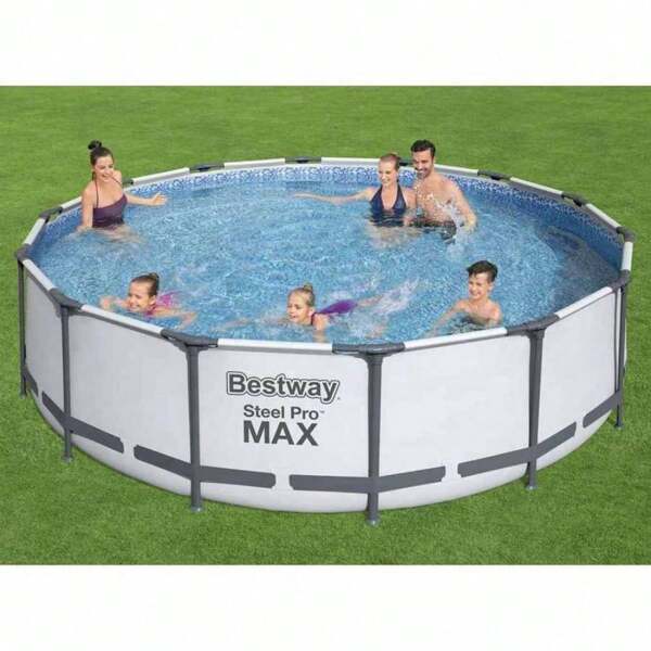 Steel Swimmingpool-Set 427x107 cm