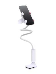 Mobile Phone Holder Stand Portable Flexible Bed Desktop Bracket Mount Stand Base Bracket Support Gift For Birthday/Valentines/Boy/Girlfriends - White - View 3