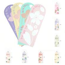 6支装单枝手持花卡情人节花束贺卡单包装纸