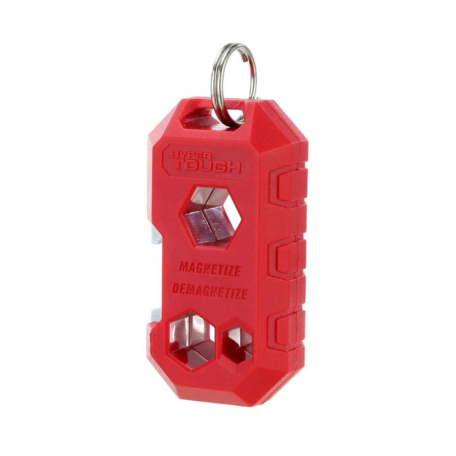 Hyper Tough Multifunction Magnetizer / Demagnetizer Tool With Ceramic Magnet, Hand Tool, Screwdriver Accessory, Workshop Supplies, Easy Use, New Year DIY Tool, Holiday Workshop Essentials - Đỏ - Xem 1