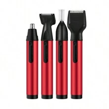 四合一多功能面部修剪器专业理发器身体胡须耳鼻修剪器无绳可充电男士剃须刀