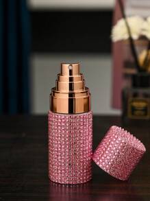 1 Refillable Spray Bottle For Toner Or Perfume And Steam Spray, With Artificial Gemstones, Decoration And Protection, Portable And Travel Friendly, Decorations, Living Room Home, Bedroom Bathroom Home Decoration, Travel Supplies, Wedding, Party, Birthday, Gifts For Men And Mothers Father Friend, New Year, Accessories, Interesting Gifts