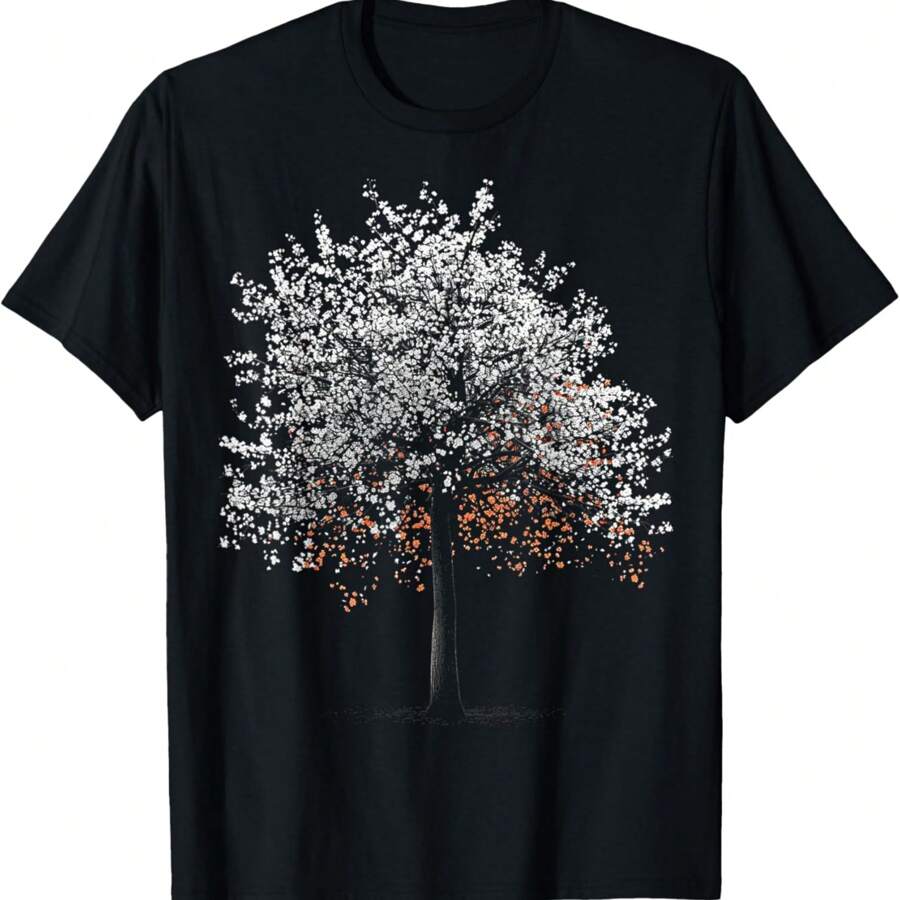 Tree Illustration Art Nature Graphic Motif Tree T-Shirt