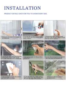 Household One-Way Window Film, Daytime Privacy Mirror, Window Coloring, Thermal Control, Sun Protection, Anti UV Reflective Coloring Film, Glass Door And Window Cover, Static Electricity Does Not Leave Glue, DIY Stickers For Windows