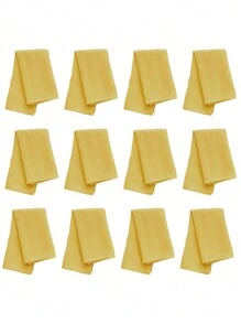 Guardanapos casuais de cor sólida, 2/6/12 peças, laváveis, adequados para casamento, dia dos namorados, casa, uso diário, festa, respiráveis e leves, primavera/verão