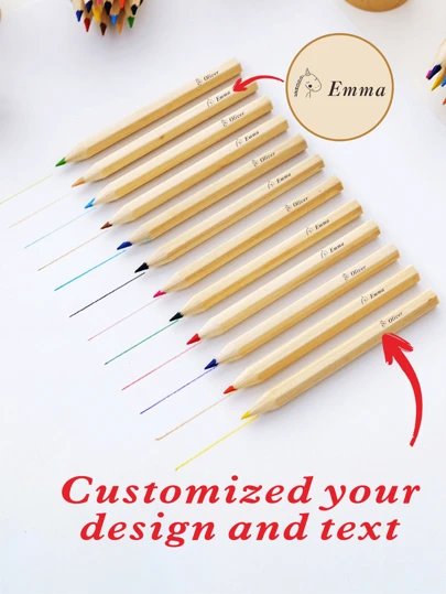 6/12/24 st anpassade färgpennor ljusa färgpennor för skollärare, mjuka kärnor för konstteckning, målning och målning, målarbok för vuxna, present till skolan