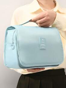 1 件多功能旅行洗漱包悬挂化妆包，储物袋，大容量，方便携带，男女适用防水化妆刷收纳沙滩包沙滩必需品沙滩巾收纳袋沙滩配件沙滩用品度假包夏季度假必备品旅行和商务旅行返校用品 - 彩色 - 查看 17