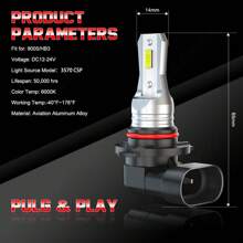 APLJZHZQ FOR Ho*Nda Odyssey 2011-2017 Combo LED Headlight High Low Beam Fog Light Bulbs - 1 - View 2