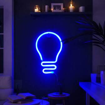 1 件 LED 霓虹灯壁饰，电池/USB 供电仙女灯浪漫灯，适合朋友生日、婚礼、节日派对、家居、卧室装饰