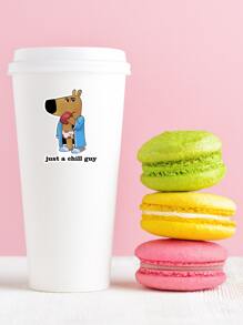 Pegatinas de meme "Sólo un tipo relajado" - Pegatinas de personaje divertidas y lindas para laptop, botella de agua, cuaderno o pegatinas de memes