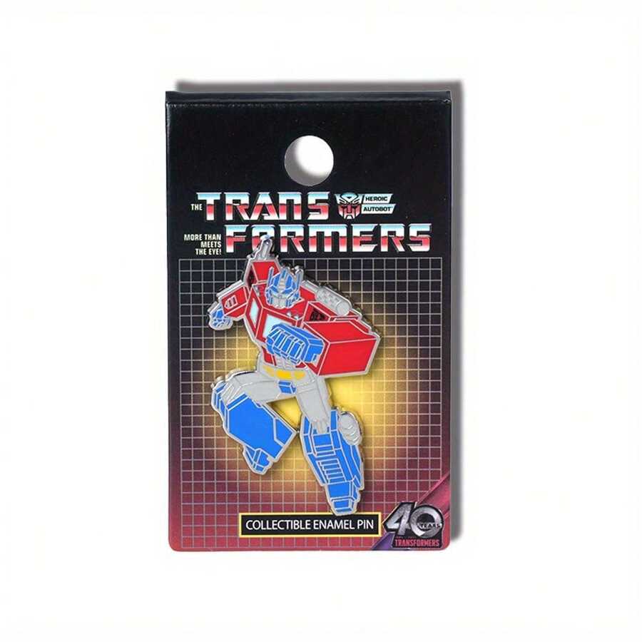 Hasbro 1PC Transformers Oficjalnie Licencjonowany Bohaterski Autobot Pin Fajna Broszka Delikatna Dekoracja Na Ubrania Czapka Plecak Biurko Długopis Torba Odznaka Urodziny Ślub Prezent Świąteczny Dla Rodziny I Przyjaciół
