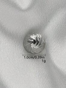 10 Peças/Pacote Botões Vintage de Metal, Design Assimétrico Enrugado, Botões de Decoração de Alta Qualidade para Casacos, Camisas, Suéteres, Ternos Casuais, Uniformes, Suprimentos de Costura DIY