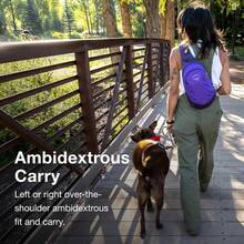 Valentine's Day Bolsas Gift Osprey Daylite Shoulder Sling Bag – Compact Crossbody Backpack For Everyday Carry, Festivals, And Lightweight Travel - 欣快流動印花/聲波灰 - 查看 4