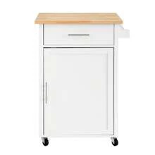 SoBuy FKW102-WN, Kitchen Trolley Cart Kitchen Storage Trolley Kitchen Cabinet Cupboard - White - View 4