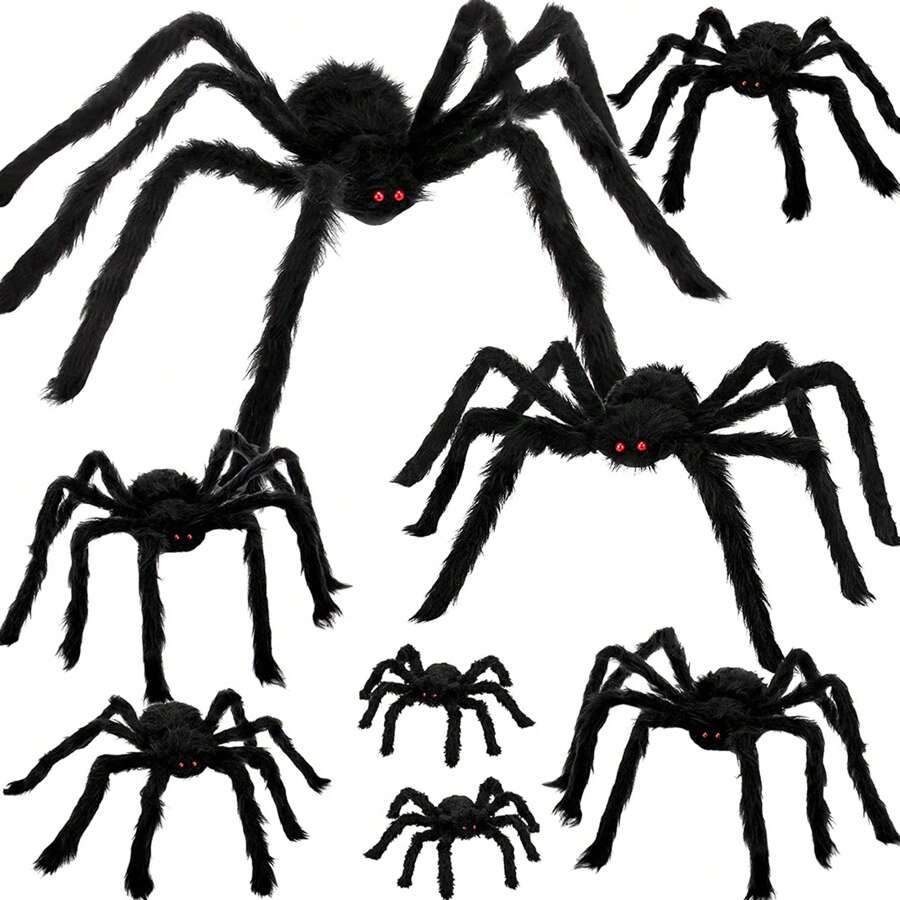 Halloween Spider Set Decoration