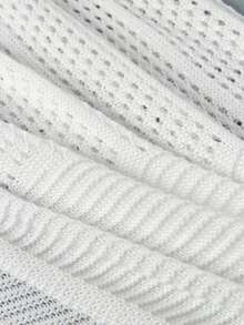 Sexy One Shoulder Crochet Bodycon Dress Knitted Wrap Cut Out Summer 2025 Beachwear Cover Up