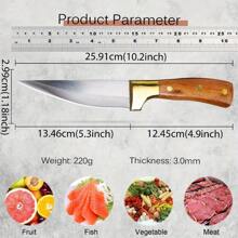 1 PC Handmade Forged Knife Stainless Steel Boning Knife Kitchen Vegetable Knife Meat Cleaver Pocket Small Knife Utility Knife Professional Cutting Knife For Kitchen Convenience