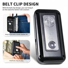 LIMEGIRL Mesin Bor Kuku Elektrik Profesional 45000RPM - Portabel, Dapat Diisi Ulang dengan Suara Rendah untuk Manikur & Pedikur - Bertenaga USB, Baterai Lithium, Kuku Tempel Akrilik, Hadiah Hari Valentine - Hitam - View 3