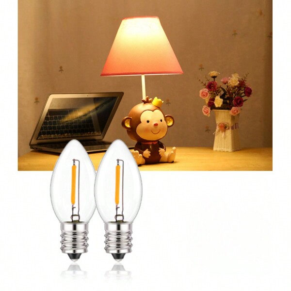10 peças Lâmpada LED Retro E27 C350