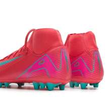 Nike ZM SUPERFLY 10 ACADEMY AG Football Shoes, Traction & Shock Absorption, Men, Training & Match, FQ8329-800 - Aurora Green/Ember Red - View 6