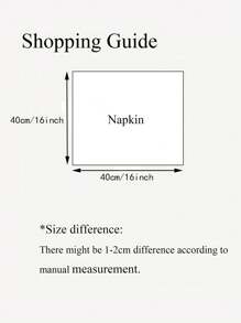 Guardanapos casuais de cor sólida, 2/6/12 peças, laváveis, adequados para casamento, dia dos namorados, casa, uso diário, festa, respiráveis e leves, primavera/verão