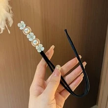 Set de pasadores de pelo con perlas falsas y cristales elegantes, kit DIY para hacer moños de pelo, accesorios versátiles para pasadores de pelo adecuados para trenzas, moños y todos los estilos de cabello, decoración del hogar y el baño