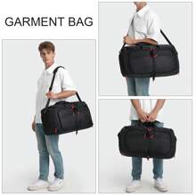 Seyfocnia Carry On Garment Bag Foldable Garment Bags For Travel, Duffle Garment Bag With Shoe Pouch 2 In 1 Hanging Suitcase Suit Bag Men Convertible Garment Bag For Weekend Sport   International Women's Day