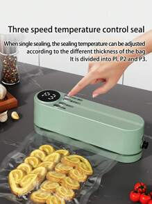 Fully Automatic Vacuum Sealing Machine - One Click Operation, Capable Of Rapid Sealingpreservation, Space Saving, Multi-Functional Snacks, Meat, Fruits And Vegetableshousehold Food Packaging Solution - Multicolor - View 4