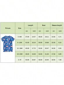 Toddler Boys Rash Guard Swimwear Cartoon Marine Organisms Print Short Sleeve Swimsuits Front Zipper Bathing Suits - White - View 7
