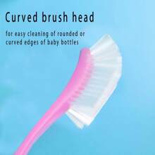 1 件装吸管清洁刷、水瓶清洁剂、花瓶清洁刷奶瓶刷、玻璃器皿刷奶瓶和刷杯子清洁剂奶瓶清洗器奶瓶、奶瓶刷、多功能杯刷家用真空杯清洁刷用于清洁奶瓶 - 彩色 - 查看 4