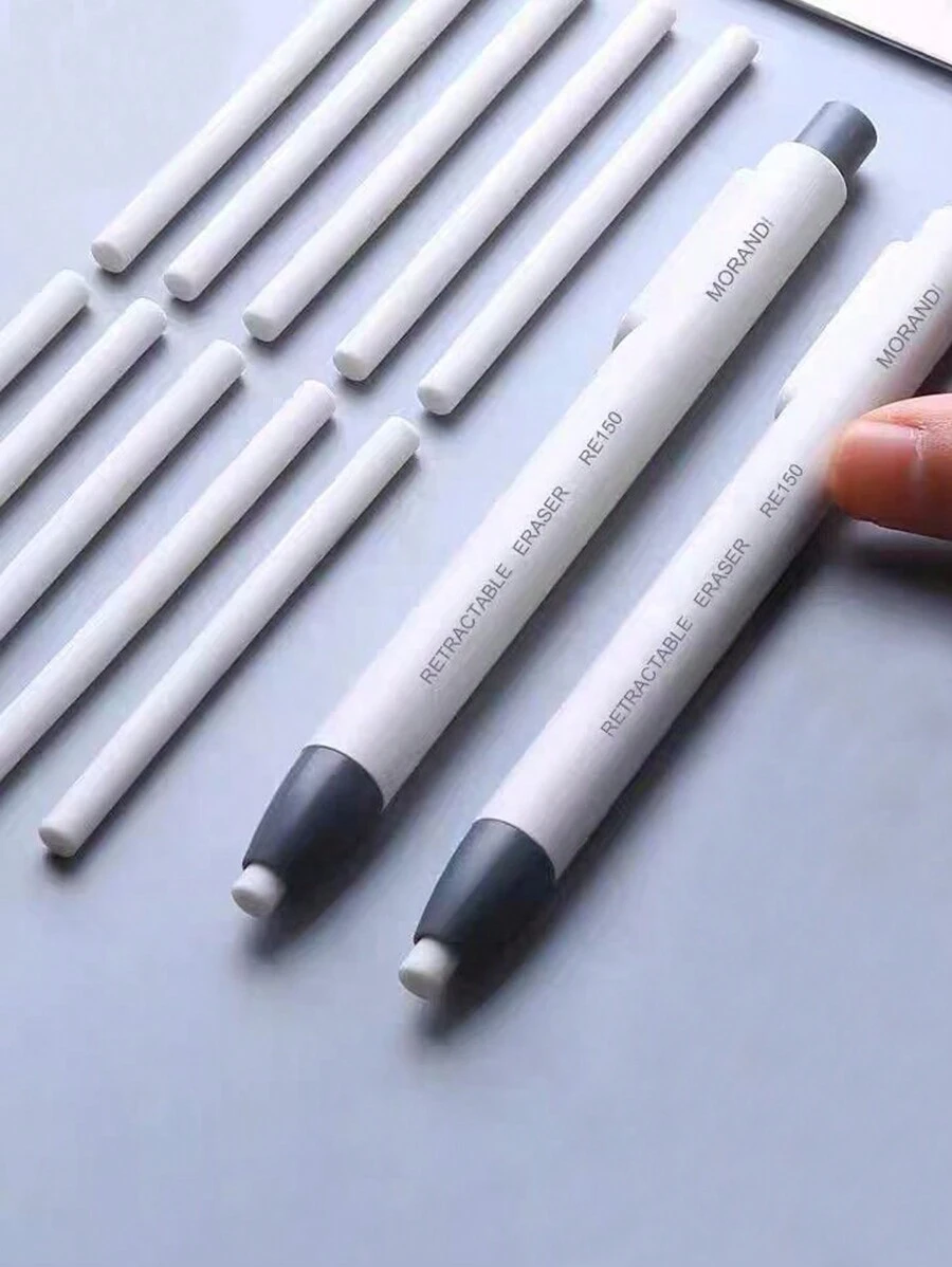 1 件装可伸缩艺术橡皮擦笔形按压橡皮擦返校