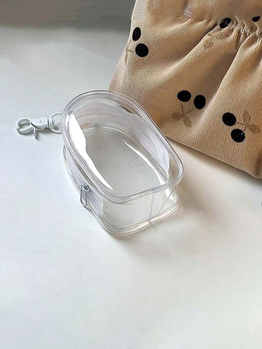 迷你數位拉鍊收納包 便攜式耳機充電器與數據線整理包 旅行戶外返校必備配件