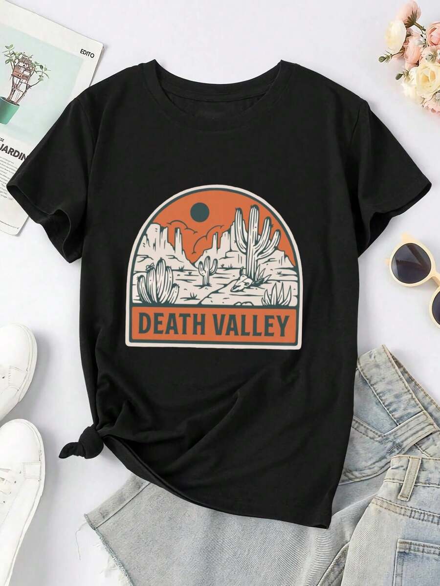 Wild West Adventure And Freedom For Women's Women T-Women's Shirt - 黑色 - 查看 1