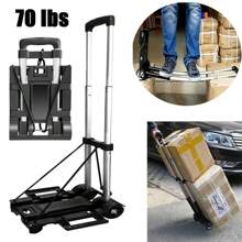 Platform Cart Dolly Folding Moving Warehouse Push Hand Truck Trolley Cart