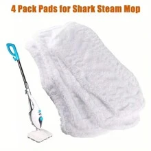 1pc White Microfiber Replacement Pad, Suitable For Shark Steam Mop - Washable And Reusable, Highly Absorbent, Easy To Install - Compatible With S3251, S3101, XT3010 And More - Multicolor - View 6
