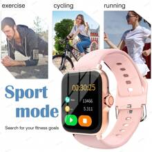 MixtataDi Smart Watch, Wireless Calling /Dial, Multi -Sport Mode, Calling Reminder And Rejection, SiMs Reminder, Custom WallpaperFor IOS/Andriod - Black - View 4
