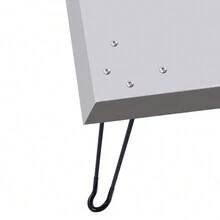 RibasuBB Stainless Steel Fire Pit Burner Cover, 30"X30"X13", Heat Dissipation, Foldable Legs, Weatherproof & Easy To Clean, Suitable For Round/Rectangular Fire Pits - Silver - View 10